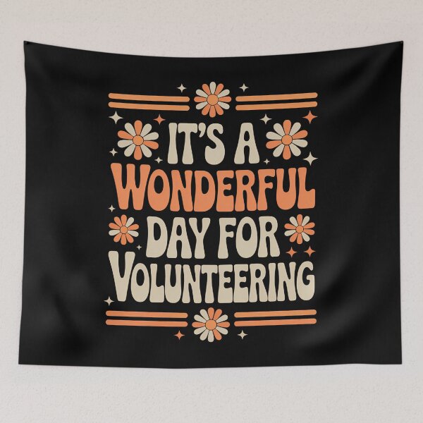 Item preview, It's A Wonderful Day For Volunteering Volunteer Appreciation designed and sold by PunkNation-Arts.
