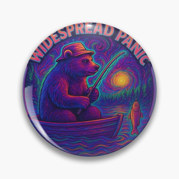 Artikelvorschau, Weit verbreitete Panik Bears Gone Fishing Psychedelic entworfen und verkauft von AlBinda.