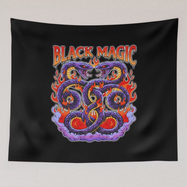 Item preview, Black Magic Occult Snakes designed and sold by CoffinsArt.