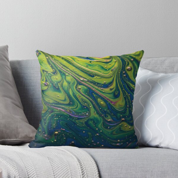 Item preview, Vibrant flowing oil slick texture with swirling colors designed and sold by homydesign.