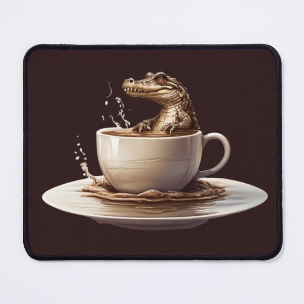 Item preview, Crocodile Coffee – Danger in Every Sip designed and sold by Antik by Schulz.