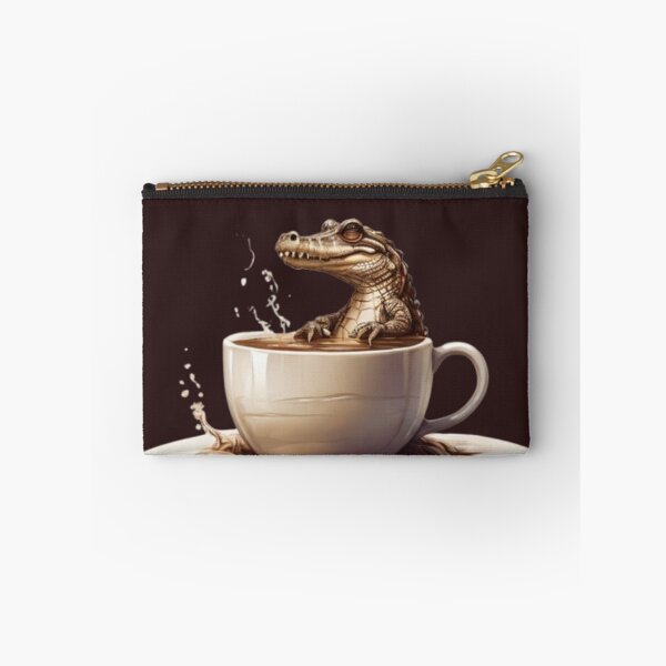 Item preview, Crocodile Coffee – Danger in Every Sip designed and sold by Antik by Schulz.