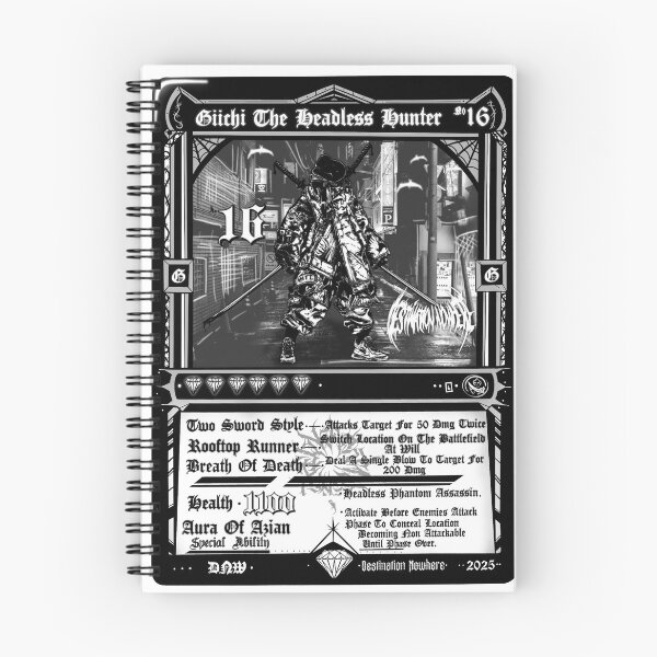 Item preview, Giichi The Headless Hunter (DNW Trading Card) designed and sold by Destination  Nowhere.