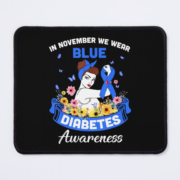 Item preview, Month Quote Blue November Support Style Vintage Bow designed and sold by Williammarger.