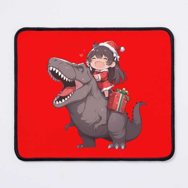 Item preview, Atago Azur Lane Anime Girl Christmas Santa Dinosaur Cheer designed and sold by CarlosBender.