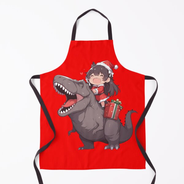 Item preview, Atago Azur Lane Anime Girl Christmas Santa Dinosaur Cheer designed and sold by CarlosBender.