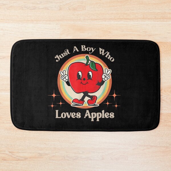 Item preview, Just A Boy Who Loves Apples - Retro Cute Apple Character T-Shirt, Stickers & More!  designed and sold by LarryMBrown.