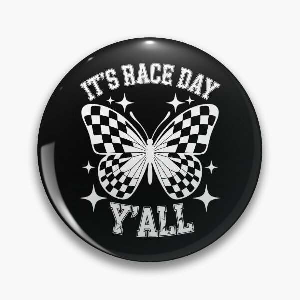 Item preview, It's Race Day Y'all Checkered Flag Bow Car Racing Race Car designed and sold by PunkNation-Arts.