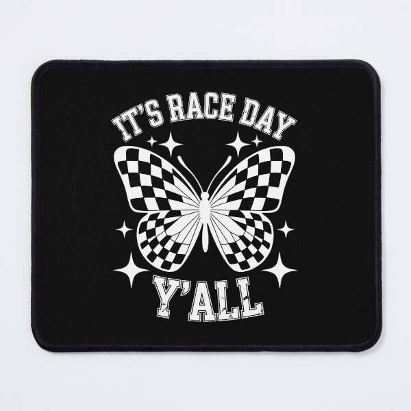 Item preview, It's Race Day Y'all Checkered Flag Bow Car Racing Race Car designed and sold by PunkNation-Arts.