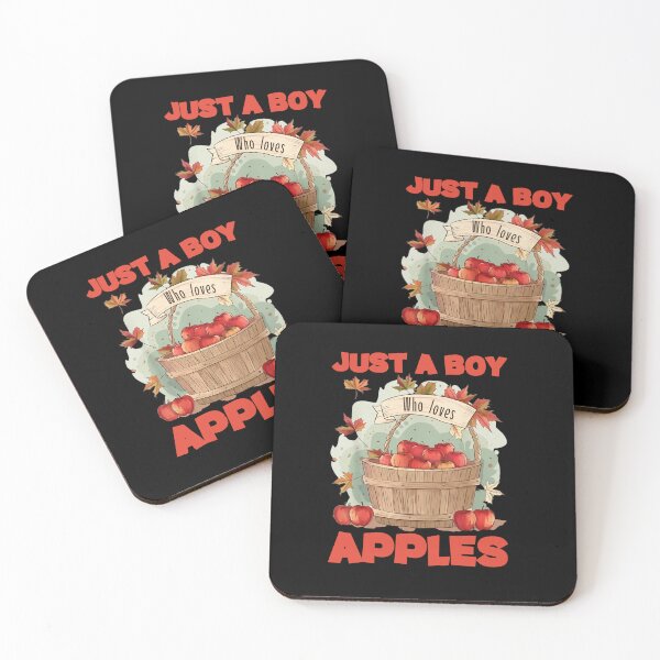 Item preview, Just A Boy Who Loves Apples - Autumn Apple Basket Design T-Shirt designed and sold by LarryMBrown.