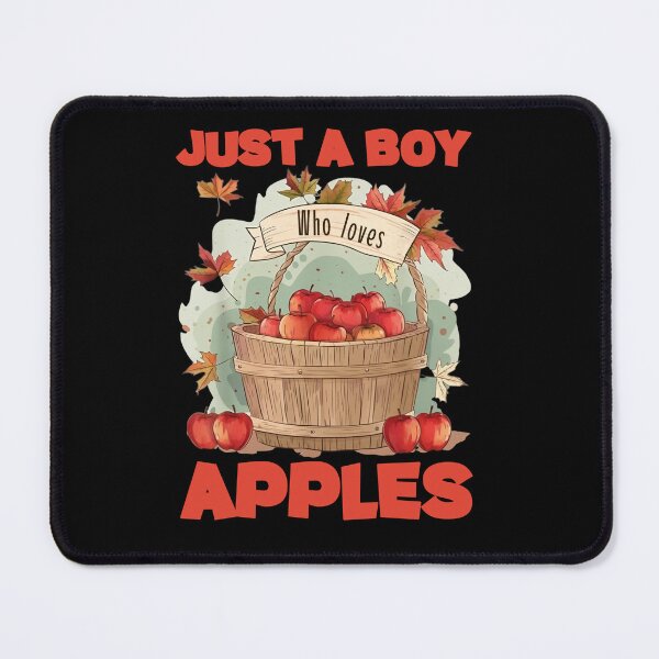 Item preview, Just A Boy Who Loves Apples - Autumn Apple Basket Design T-Shirt designed and sold by LarryMBrown.