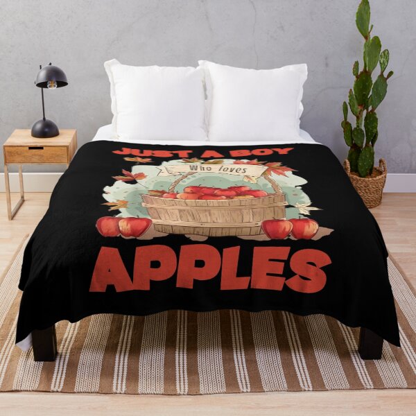 Item preview, Just A Boy Who Loves Apples - Autumn Apple Basket Design T-Shirt designed and sold by LarryMBrown.