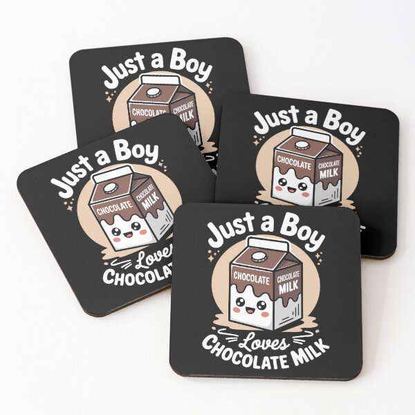 Item preview, Just A Boy Who Loves Chocolate Milk Kawaii designed and sold by PunkNation-Arts.