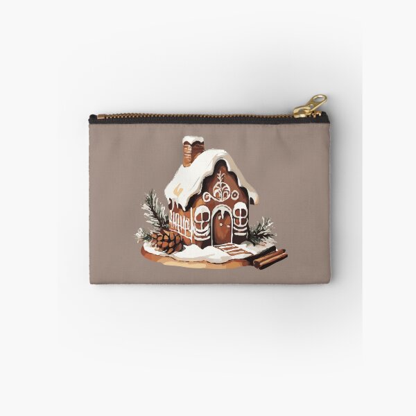 Item preview, Gingerbread Cottage Rustic Christmas Holiday Art by Anne Brooke Art designed and sold by Anne Brooke Art.