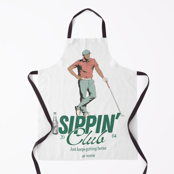 Item preview, Vintage Golf Shirt – “Sippin’ Club” Funny Golf Tee for Chill Golfers designed and sold by KaleBrownie.