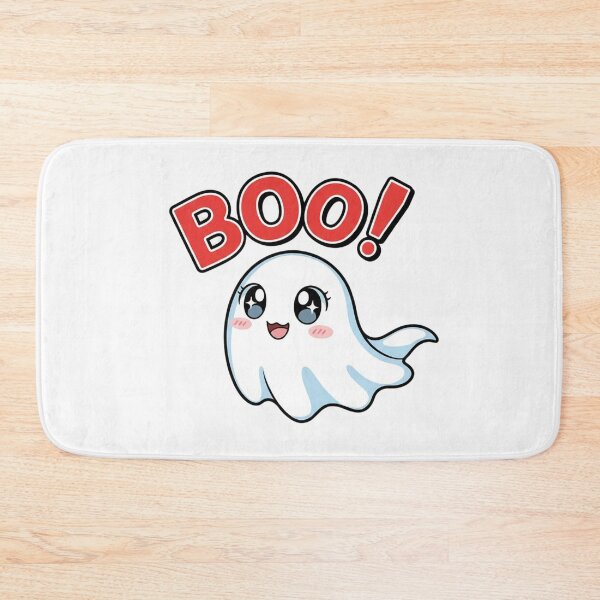 Item preview, "Boo" Cute Ghost Sticker Design designed and sold by DIGITAL-RETRO.