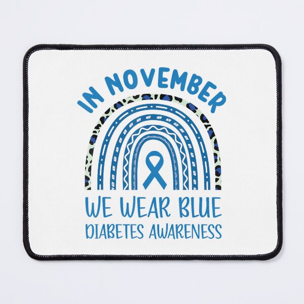 Item preview, Quote Support November Month Style Vintage Blue Bow designed and sold by Williammarger.