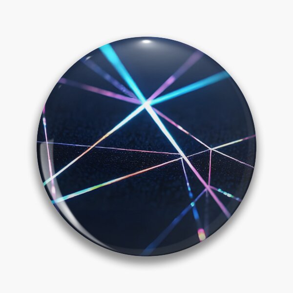 Item preview, Abstract network of glowing neon light lines on a dark background designed and sold by homydesign.