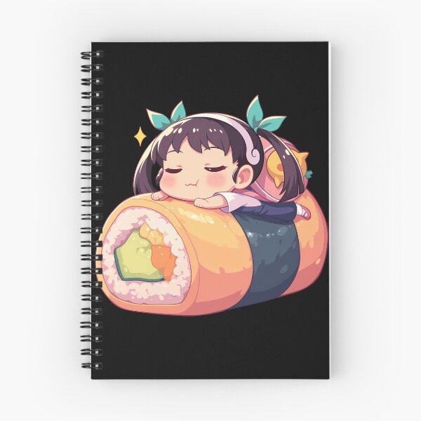 Item preview, Anime Chibi Sushi Nigiri Mayoi Hachikuji Bakemonogatari Kawaii designed and sold by CarlosBender.