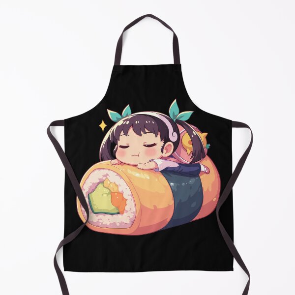 Item preview, Anime Chibi Sushi Nigiri Mayoi Hachikuji Bakemonogatari Kawaii designed and sold by CarlosBender.
