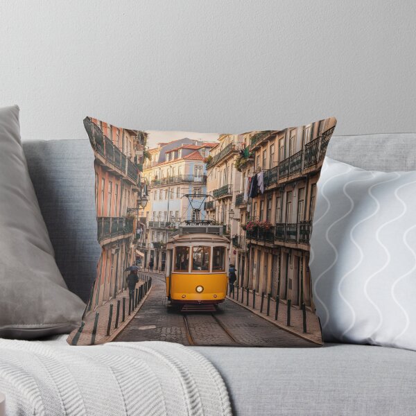 Item preview, Lisbon Tram 28 in a Cobblestone Street designed and sold by homydesign.