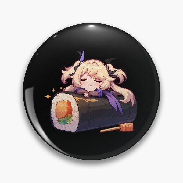 Item preview, Game Chibi Sushi Gunkan Fischl Genshin Impact Kawaii designed and sold by CarlosBender.