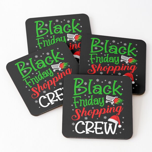 Item preview, Christmas Holiday Happy Funny Shopping Friday Sale 2025 Black designed and sold by Kraigsarina.