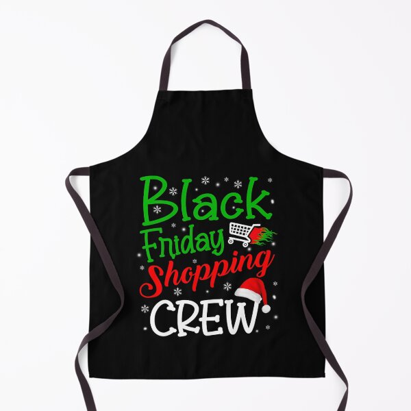 Item preview, Christmas Holiday Happy Funny Shopping Friday Sale 2025 Black designed and sold by Kraigsarina.