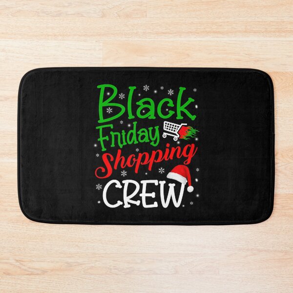 Item preview, Christmas Holiday Happy Funny Shopping Friday Sale 2025 Black designed and sold by Kraigsarina.