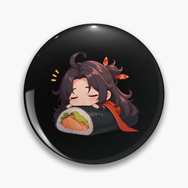 Item preview, Game Chibi Sushi Maki Albedo Genshin Impact Kawaii designed and sold by CarlosBender.