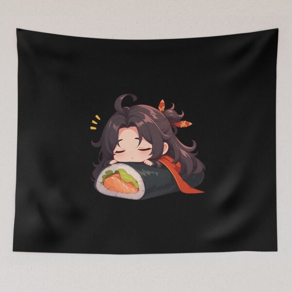 Item preview, Game Chibi Sushi Maki Albedo Genshin Impact Kawaii designed and sold by CarlosBender.
