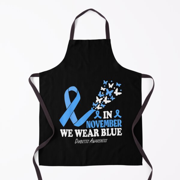 Item preview, Quote Vintage Style Blue November Bow Month Support designed and sold by Williammarger.