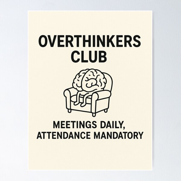 Item preview, Overthinkers designed and sold by Bengruba.