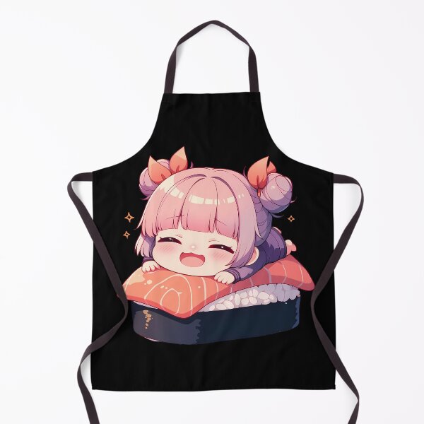 Item preview, Anime Girl Chibi Sushi Nigiri Nazuna Nanakusa Niche Kawaii designed and sold by CarlosBender.