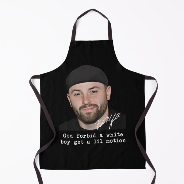 Item preview, Baker Mayfield's Funny Quote With Signature Vintage God Forbid A White Boy Get A Lil Motion designed and sold by MarlinConroy.