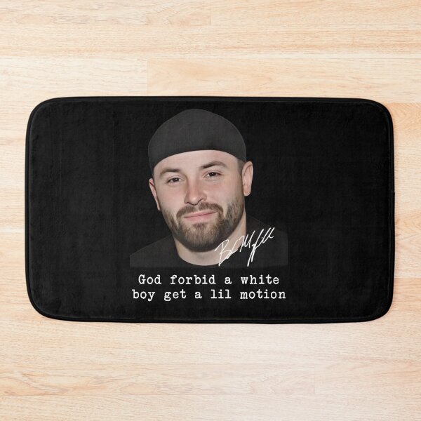 Item preview, Baker Mayfield's Funny Quote With Signature Vintage God Forbid A White Boy Get A Lil Motion designed and sold by MarlinConroy.