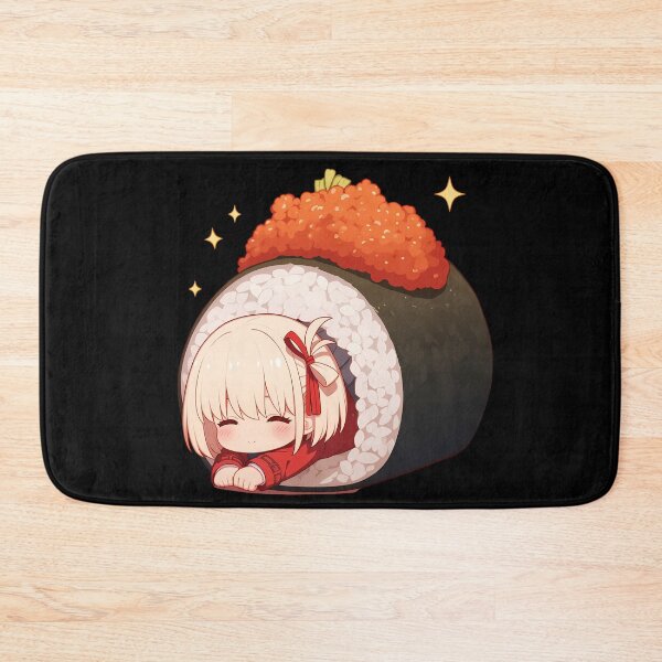 Item preview, Chibi Sushi Nigiri Chisato Nishikigi Lycoris Recoil Kawaii designed and sold by CarlosBender.