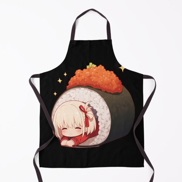 Item preview, Chibi Sushi Nigiri Chisato Nishikigi Lycoris Recoil Kawaii designed and sold by CarlosBender.
