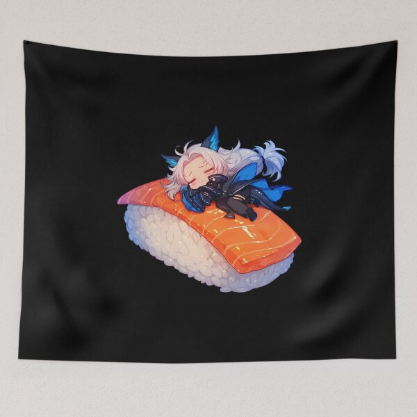 Item preview, Chibi Sushi Nigiri Skadi Arknights Prelude to Dawn Kawaii designed and sold by CarlosBender.