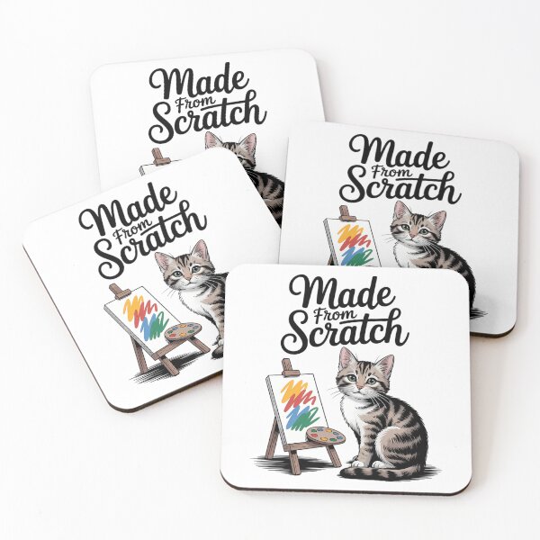 Item preview, Made From Scratch Cat designed and sold by HellD3vil-Art.