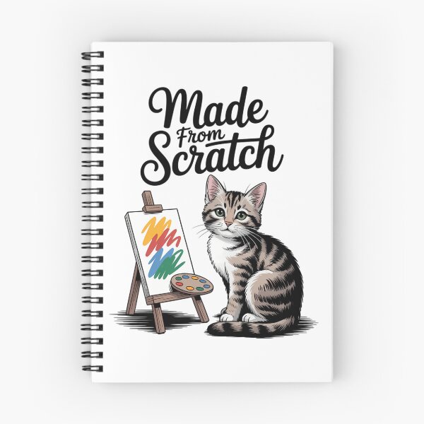 Item preview, Made From Scratch Cat designed and sold by HellD3vil-Art.