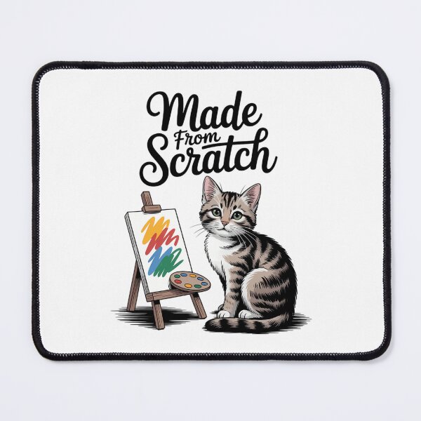 Item preview, Made From Scratch Cat designed and sold by HellD3vil-Art.