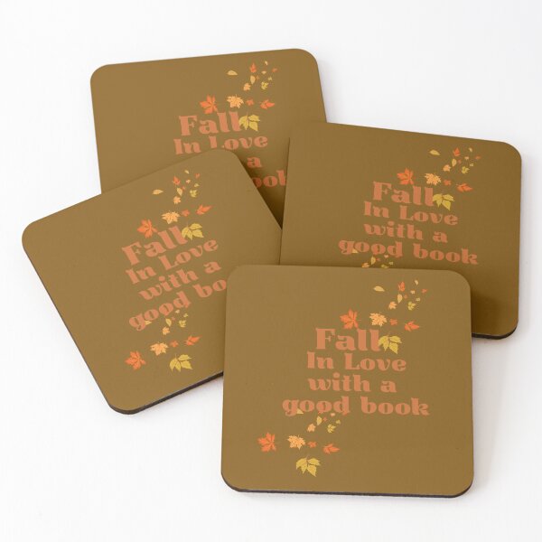 Item preview, Fall in Love with a Good Book | Cozy Autumn Reading Quote Design designed and sold by MochaBookClub.