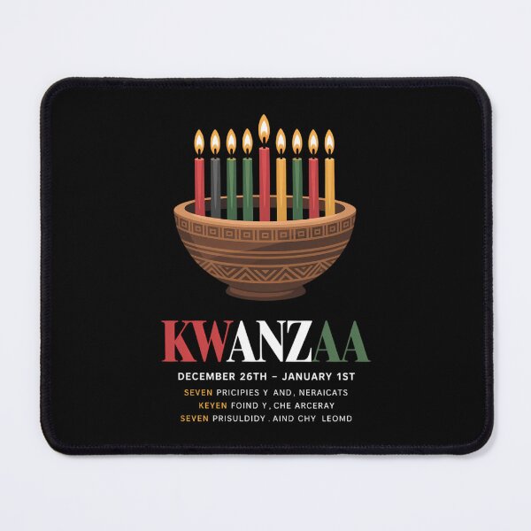 Item preview, Happy Kwanzaa Kinara Candles designed and sold by Moon-Ape.