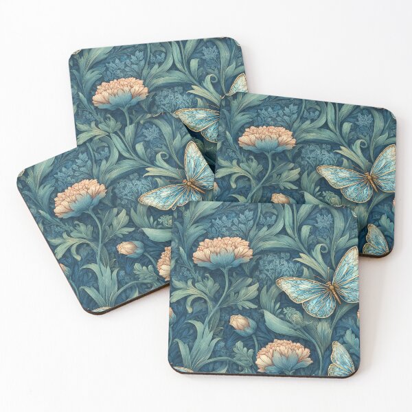 Item preview, Art Nouveau Blossoms and Butterflies designed and sold by Boddicca.