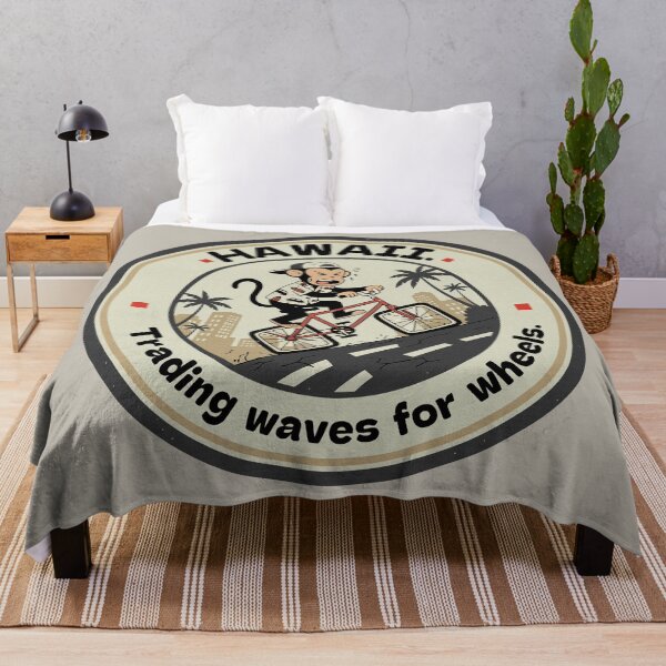 Item preview, Retro Biker Monkey Hawaii: Trading Waves for Wheels designed and sold by GALUMARKET.