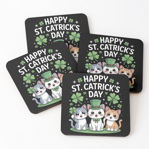Item preview, Happy St. Catrick's Day Saint Patrick's Day Cat designed and sold by Moon-Ape.