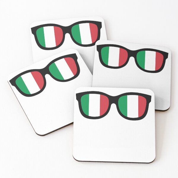 Item preview, Italy Glasses | Italian Flag Sunglasses Design designed and sold by wackyartwork.