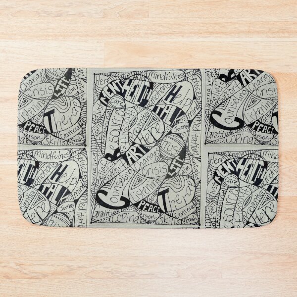 Item preview, Zen Mental Health Words designed and sold by Court-Created.