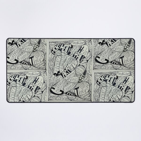 Item preview, Zen Mental Health Words designed and sold by Court-Created.